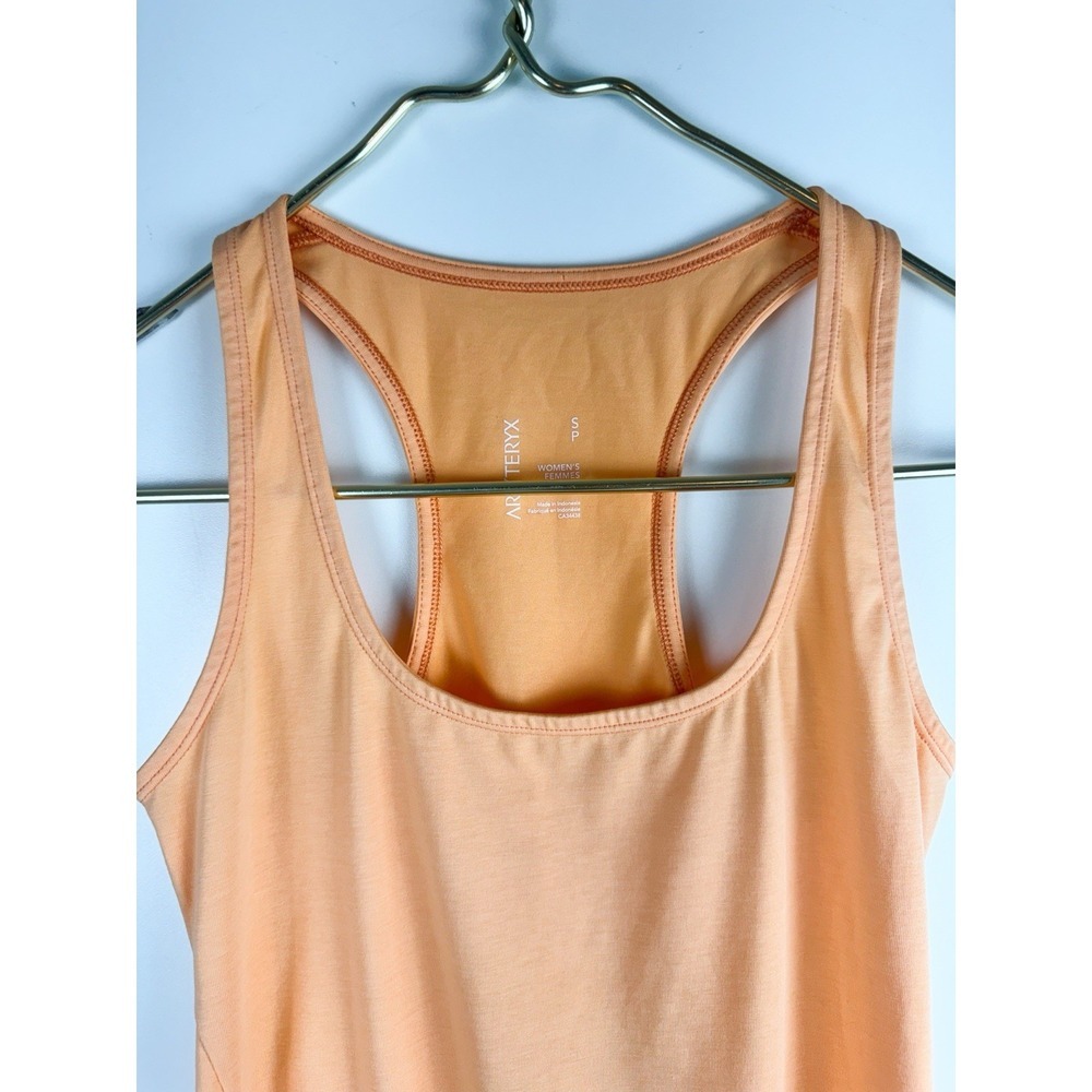 Arc'teryx Racerback Tank Top Orange Sz S Outdoor Women's Athletic Luxury - Picture 2 of 6